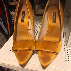 Zara heels -yellow